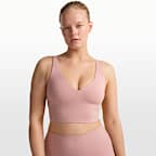 NikeSKIMS Matte Women's Printed V-Neck Long-Line Bra. Nike.com
